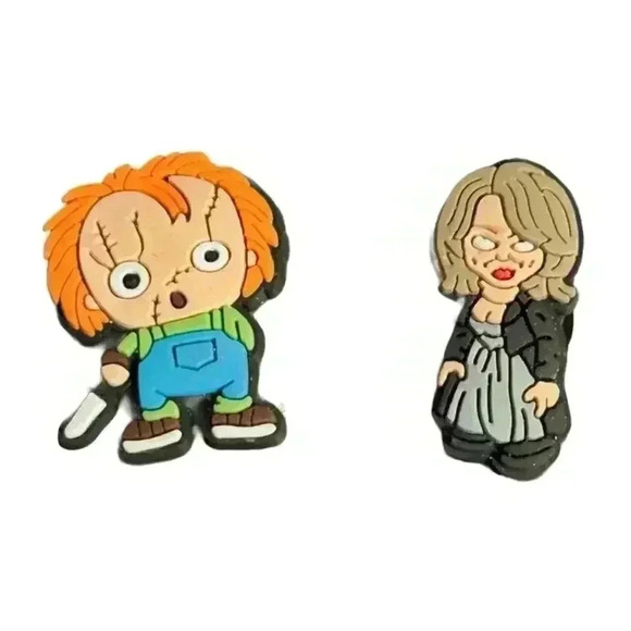 9 Halloween Horror Movie Shoe Charms for Crocs Bride of Chucky Mars Attacks - Picture 2 of 5